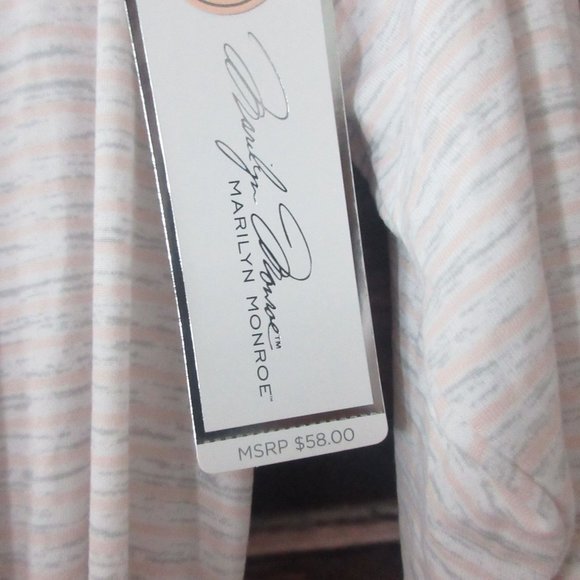 Marlin Monroe Women's robe Heather Pink & gray Length36" MEDIUM - Picture 6 of 7